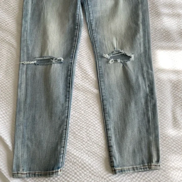 Polo Ralph Lauren Distressed Tompkins Skinny Crop Jeans - Picture 6 of 13